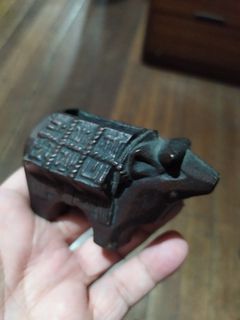 incense holder cast iron cow