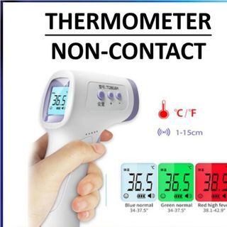 Infrared Thermometer Forehead , Brand new Digital Termometer LCD Display Red Yellow Green