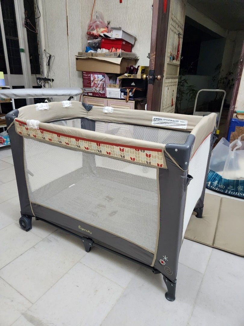 Ingenuity Playpen Baby Cot (Pack n Play), Babies & Kids, Baby Nursery