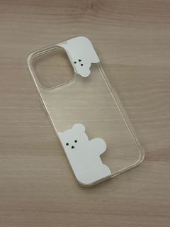 iPhone 14 Pro Bear Clear Case