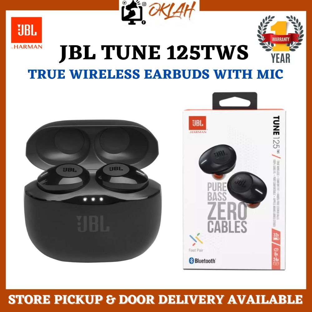 JBL Tune 125TWS True Wireless Earbuds 