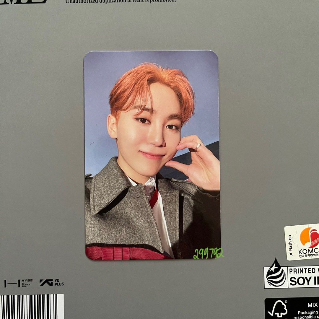 JEONGHAN YOUR CHOICE YZY B (Category: K-Wave Merchandise) located in Batangas. Submitted by jjenesaisquoii (Listing ID 1232949375, Image 3). Description: svt wts lfb ph : jeonghan your choice yzy b set : onhand & stbo : x sensitive & impatient buyers ₱8,500 (can tingi everything except yc yzy b) help rt ! 🩶 t. seventeen pob benefit lucky draw ld pc yizhiyu m2u pst se seungkwan fml semicolon carat ver.