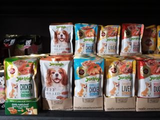 JERHIGH DOG FOOD POUCH, JERHIGH WET FOOD POUCH ALL FLAVORS, JERHIGH POUCH WET FOOD