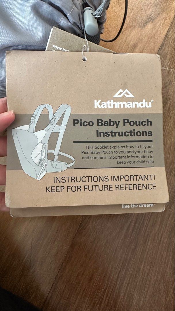 Kathmandu baby carrier Pico Baby Pouch, Babies & Kids, Going Out