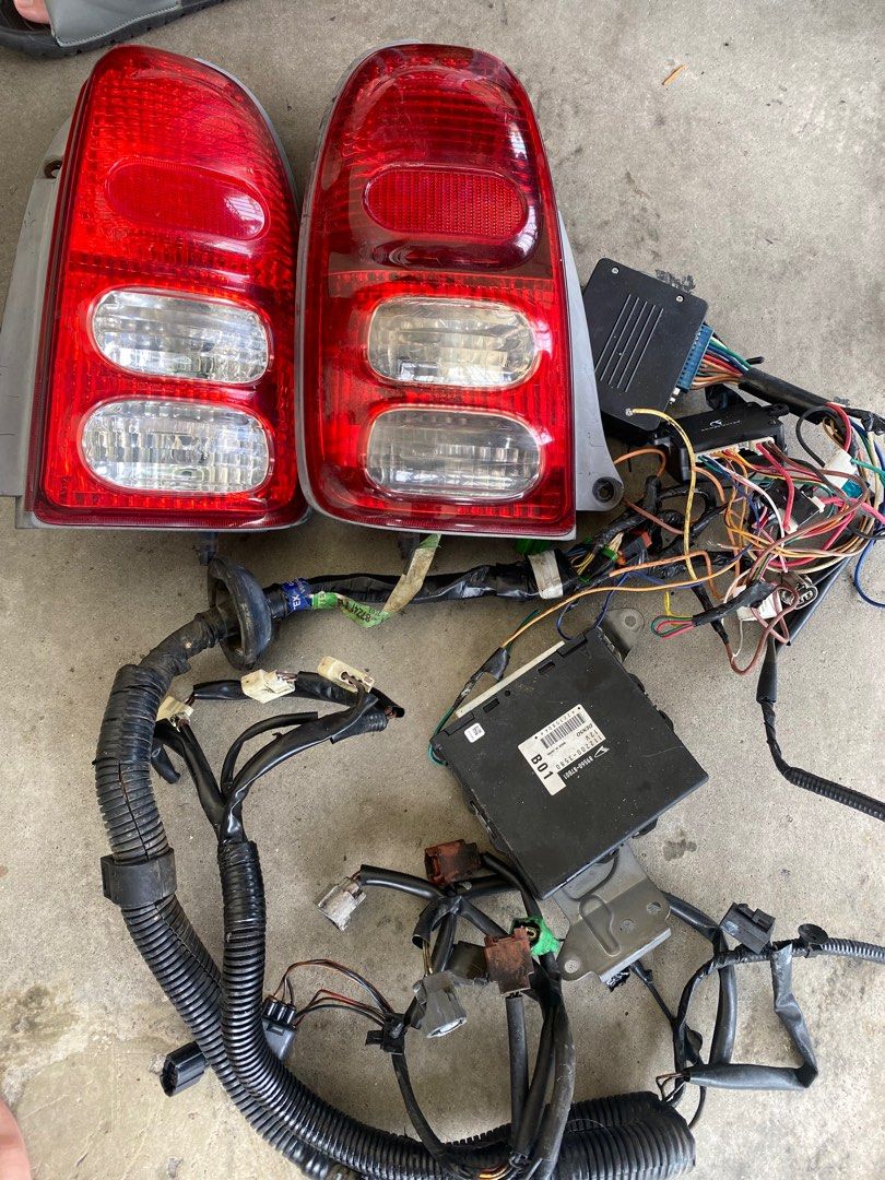 Kelisa headlamp + engine wiring (1 set), Auto Accessories on Carousell