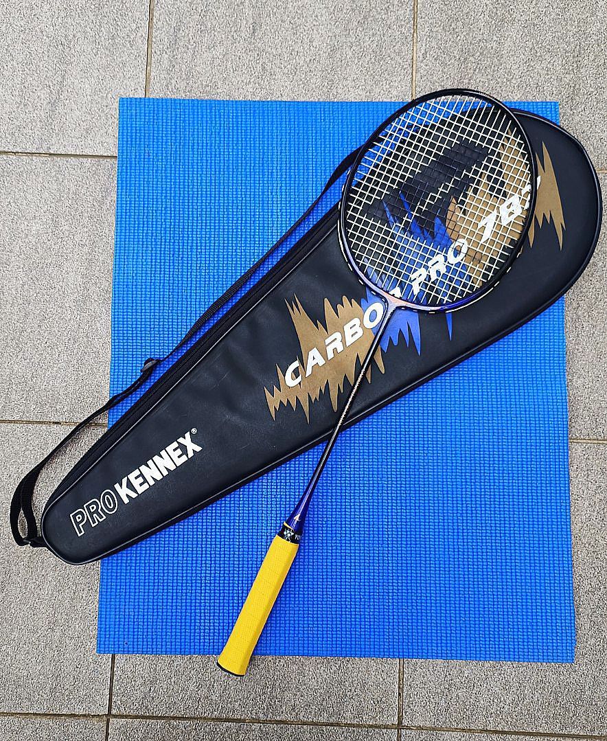 Kennex Carbon Pro B787 One Piece Badminton Racket, Sports Equipment