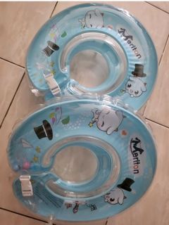 KF8-Inflatable Neck Ring Meriton/Pelampung renang Bayi Warna BIRU