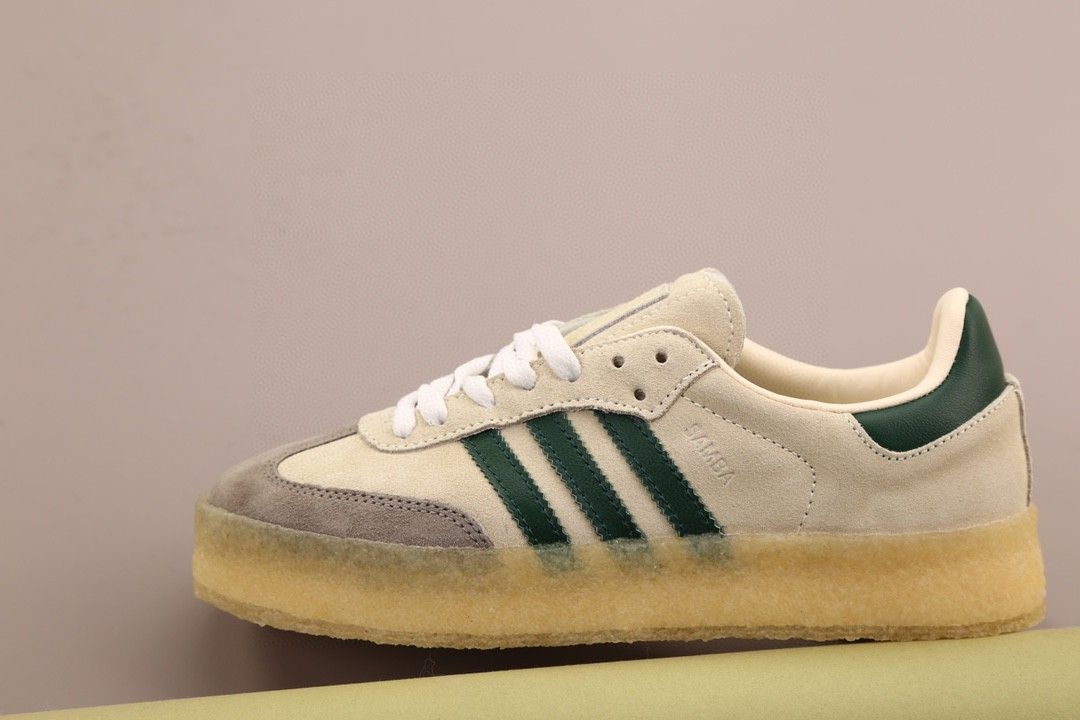 adidas gazelle silver green womens adidas Samba x Kith x Ronnie Fieg 8th Street Green Sneakers main image 1