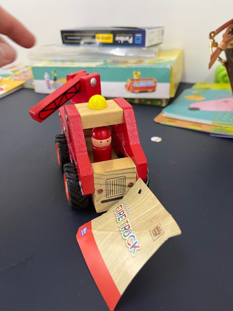 Kmart wooden sale fire truck