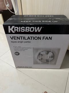 Krisbow Exhaust fan 10 inch kipas angin partisi kipas ventilasi