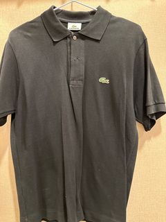 Lacoste黑色polo衫