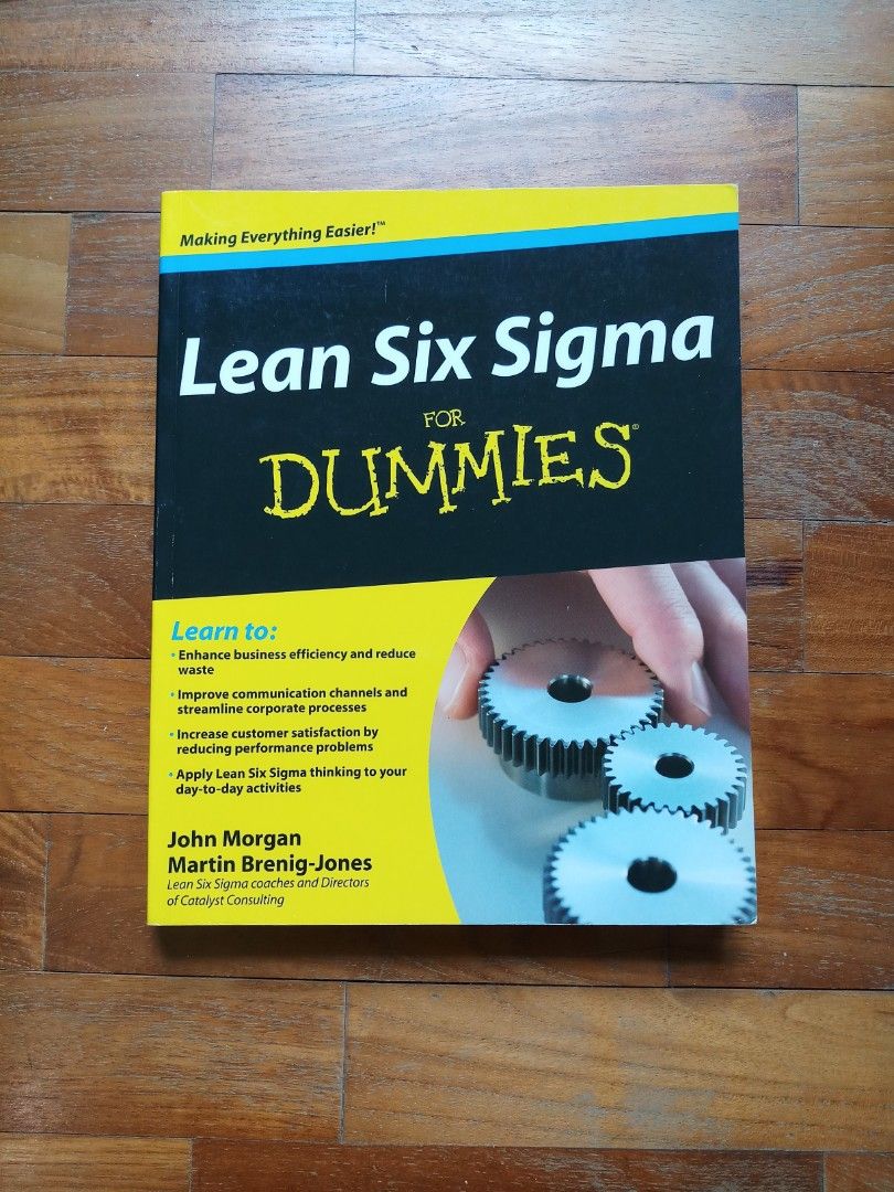 Sigma　Morgan,　Hobbies　Magazines,　Books　for　John　on　Dummies,　Textbooks　Martin　by　Toys,　Brenig-Jones,　Carousell　Lean　Six