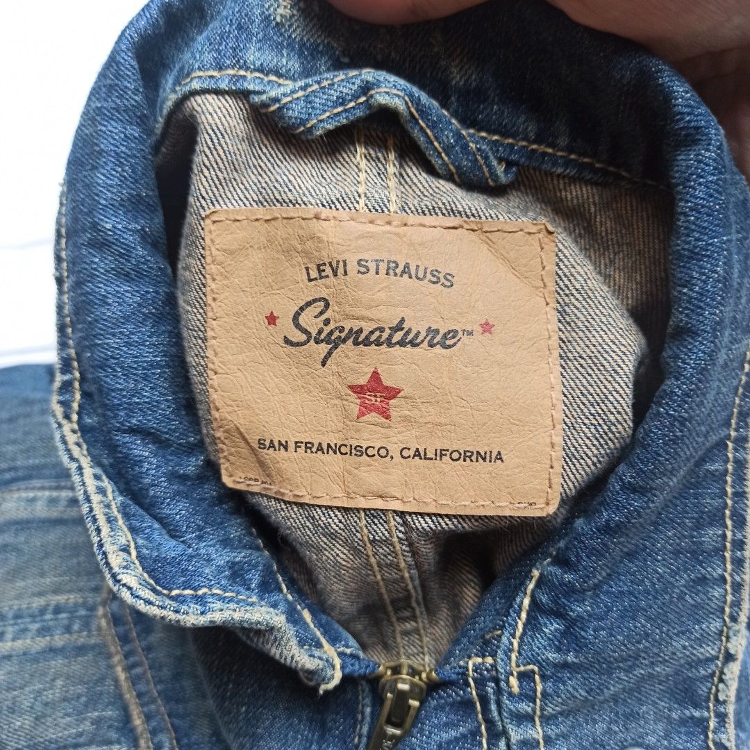 LEVIS levi strauss SIGNATURE denim jacket RARE ITEM