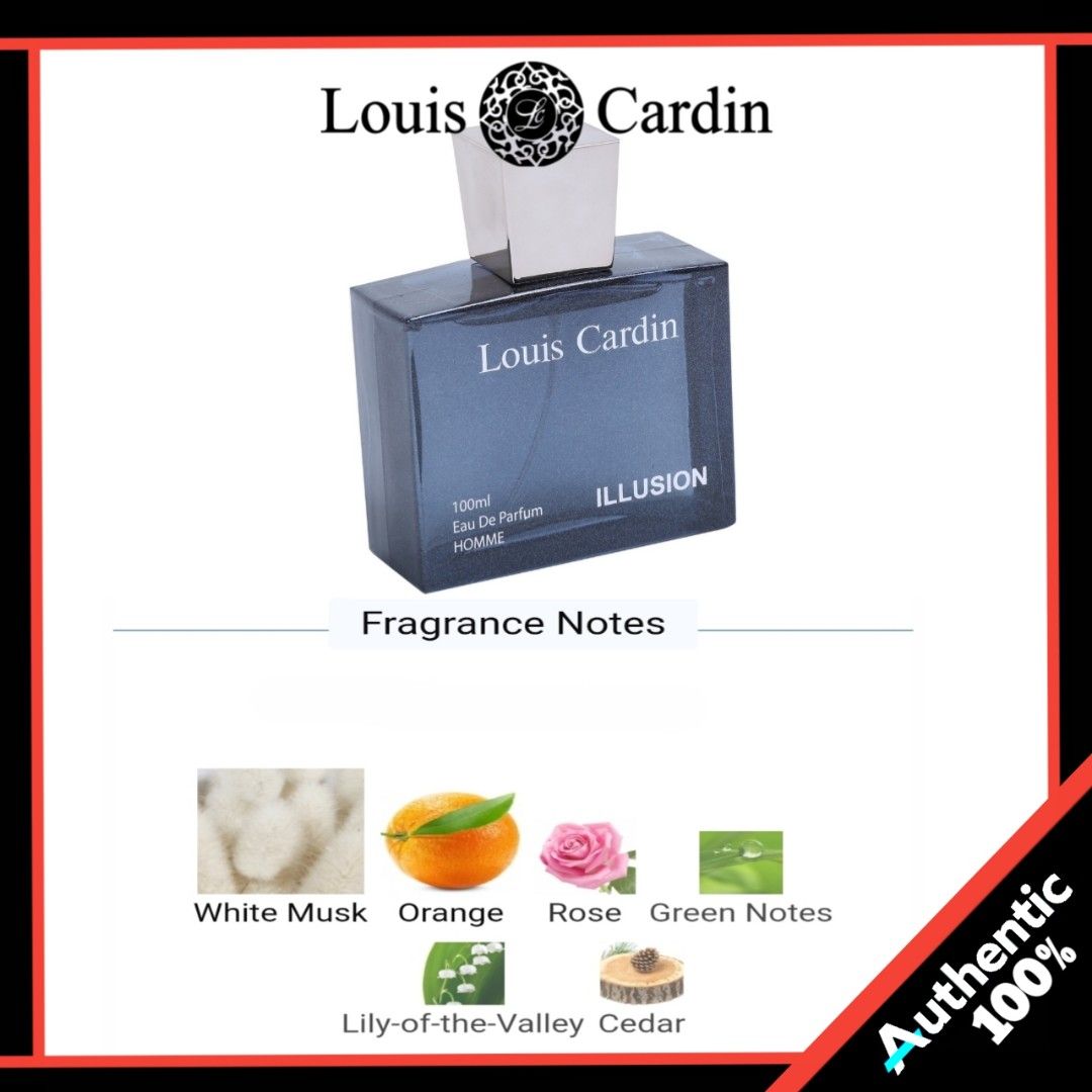 Louis Cardin illusion Perfume, Beauty & Personal Care, Fragrance