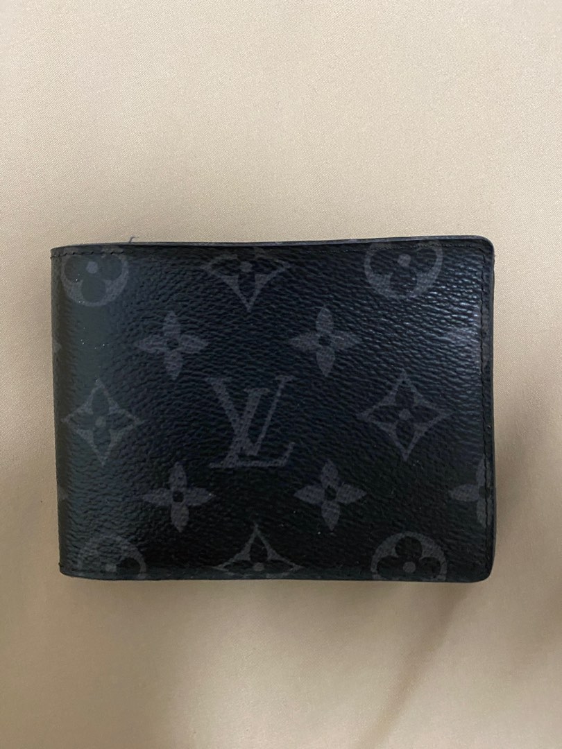 LV MEN'S Wallet Review: Louis Vuitton Multiple Wallet in Black Monogram  Eclipse M62294 