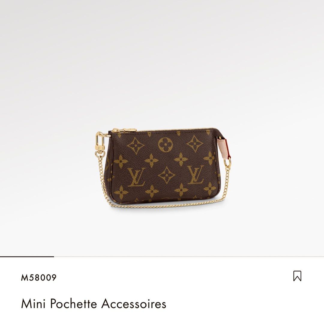 Louis Vuitton Mini Pochette Monogram, Women's Fashion, Bags & Wallets,  Purses & Pouches on Carousell