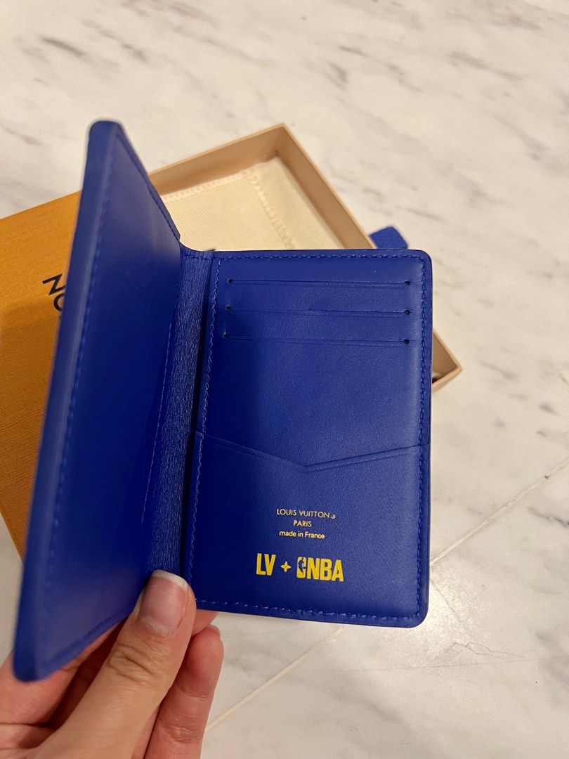 Louis Vuitton Taurillon Leather Pocket Organizer - Blue Wallets,  Accessories - LOU781410