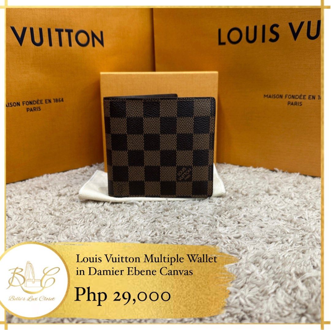 LV Men Multiple Wallet Damier, Luxury, Bags & Wallets on Carousell