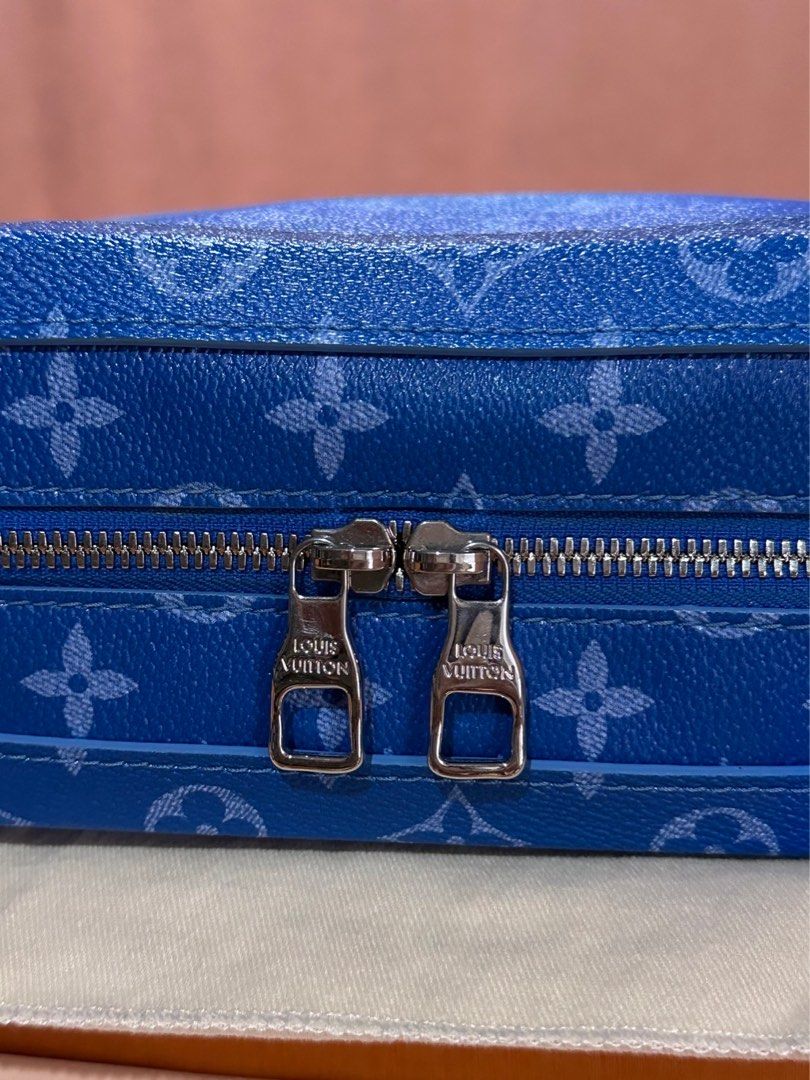 Louis Vuitton Soft Trunk NW Clouds Monogram Blue in Coated Canvas