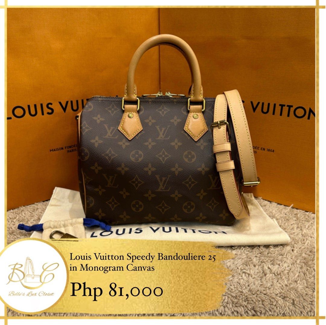 Preloved authentic Louis vuitton Lv damier azur speedy bandouliere 25  strap, Luxury, Bags & Wallets on Carousell