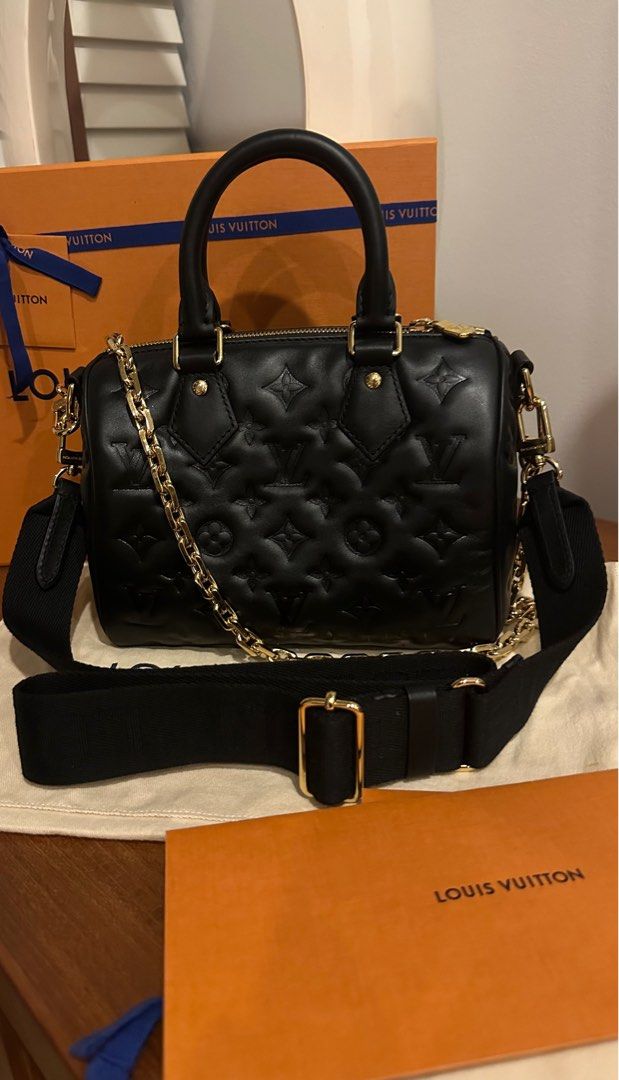 Brand New Louis Vuitton Speedy 22 Limited edition Black!💥💥, Luxury, Bags  & Wallets on Carousell