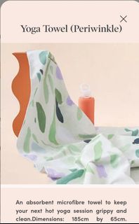Love Bonito Yoga Towel (Periwrinkle)