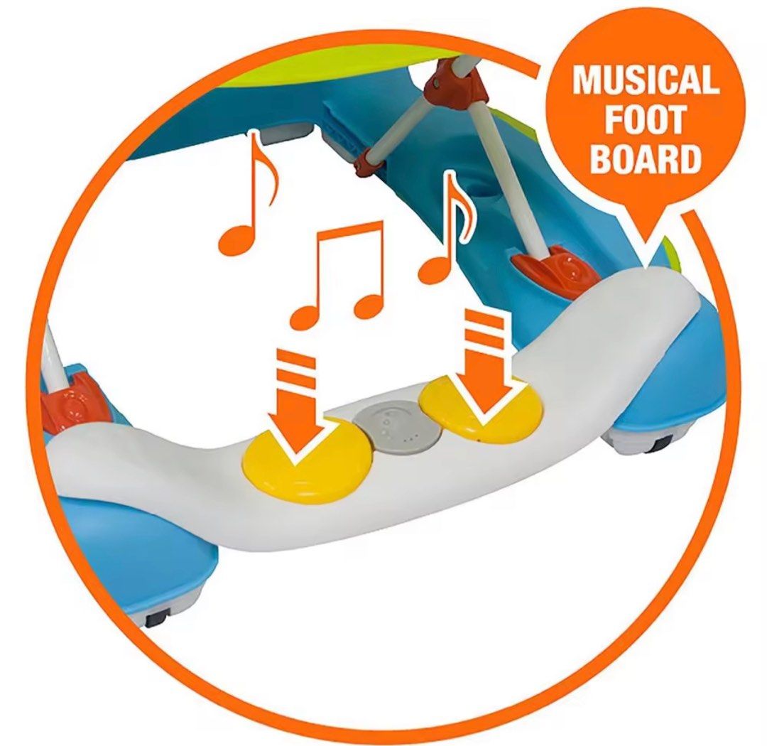 Lucky Baby Jamboree 5 in 1 Multi Functional Walker, Babies & Kids