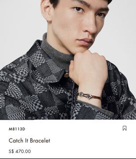 Catch It Bracelet Monogram Eclipse Canvas - Fashion Jewelry M8113D