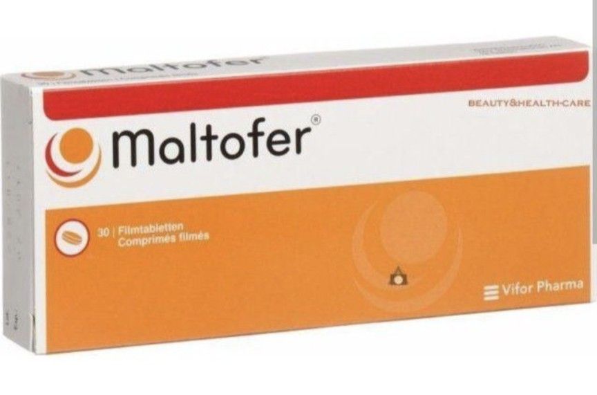 MALTOFER IRON POLYMALTOSE TABLETS 100MG, Health & Nutrition, Health