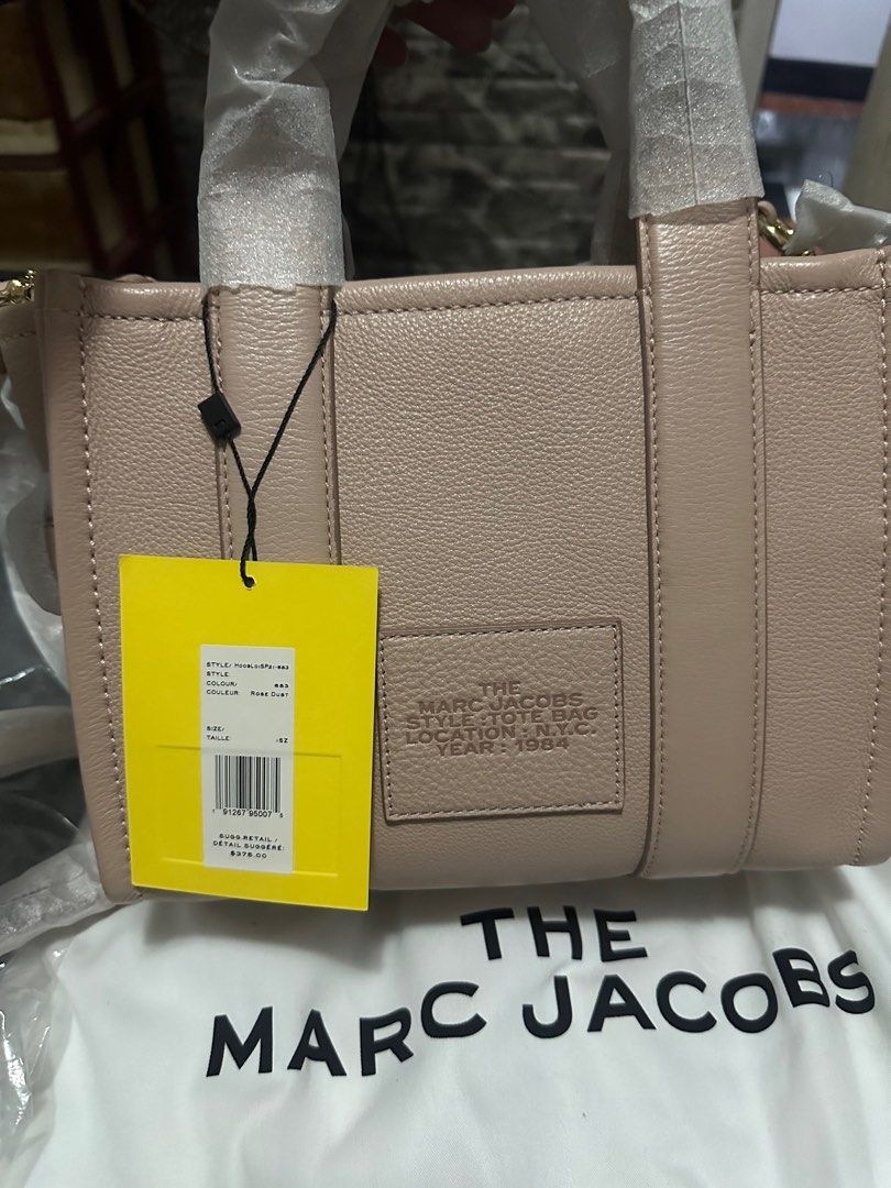 Marc Jacobs The Leather Mini Tote Bag Rose