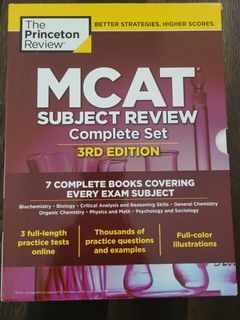 MCAT Princeton Review - Complete Set