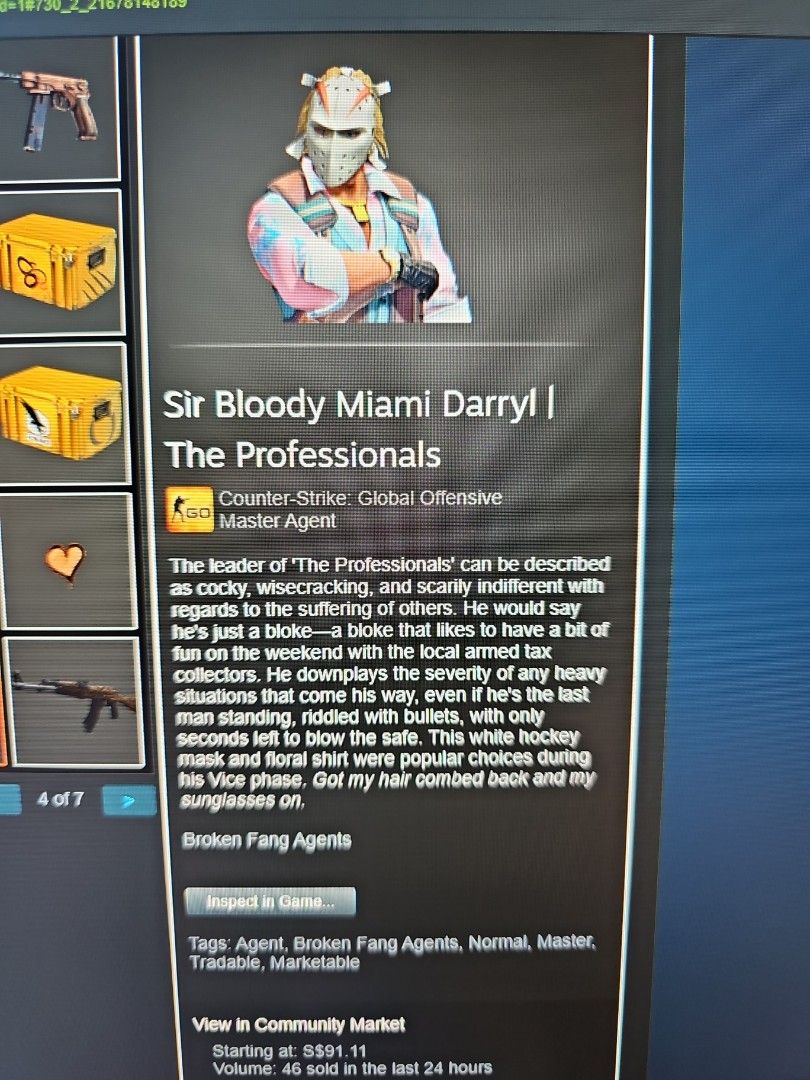 MIAMI DARYL CSGO SKIN, Video Gaming, Gaming Accessories, In-Game ...