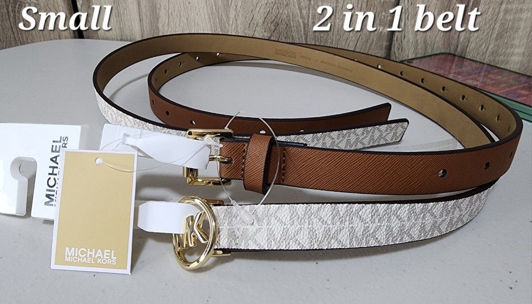 Michael Kors 2 in 1 Women s belt size small Women s Fashion