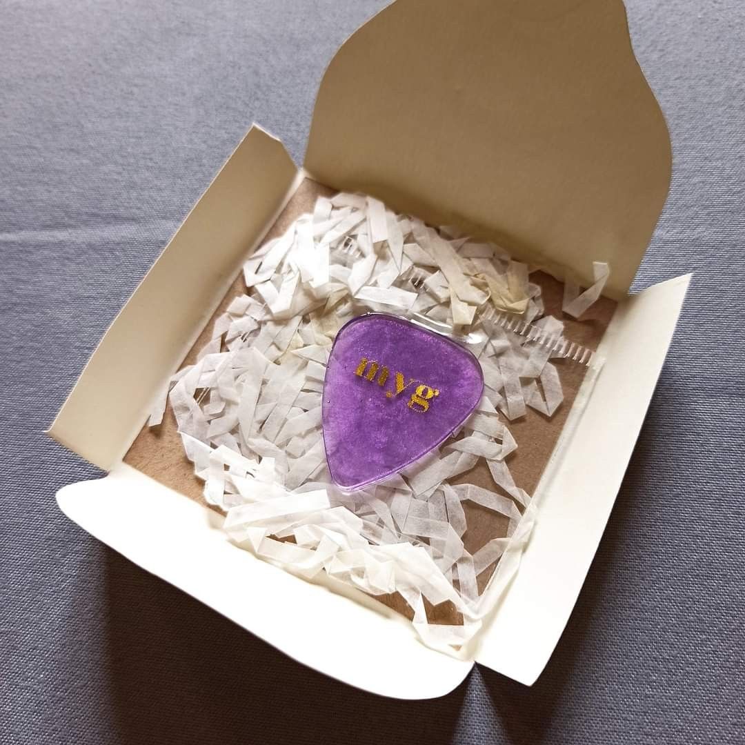 Min Yoon Gi customized guitar pick (Category: Music Accessories) located in Las Pinas. Submitted by min_yanna (Listing ID 1232970925, Image 3). Description: It's by Plectrums Manila. Super cute. POSTED PRICE IS LAST PRICE. OFFERS LOWER THAN THE POSTED PRICE WILL BE AUTOMATICALLY DECLINED. MOP: GCash PAYO ONLY MOD: SDD/GGX/ Shopee checkout ONLY *Note: Shopee link will be created and sent once payment has been received NO LBC, NO COD, NO MEET UPS..