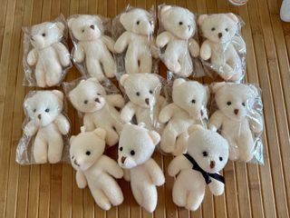 Mini Bear Soft Toy Plushies x 13 pcs