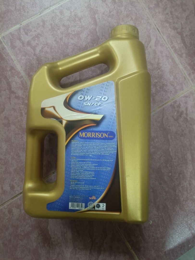 Morrison engine oil 0w20, Everything Else, Others on Carousell