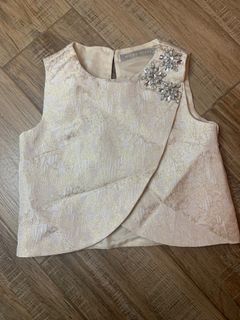 [NC-6]	Gingersnaps Formal Top w/ Beads
