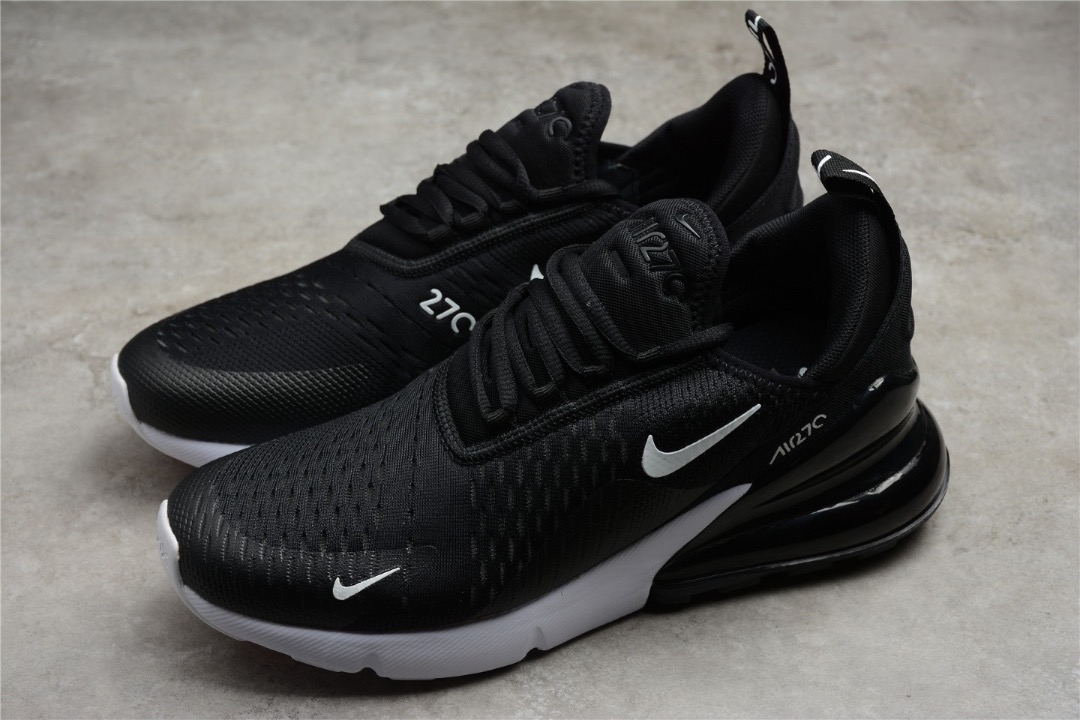 Nike Air Max 270 Black White running shoes Euro 36 45 Men s