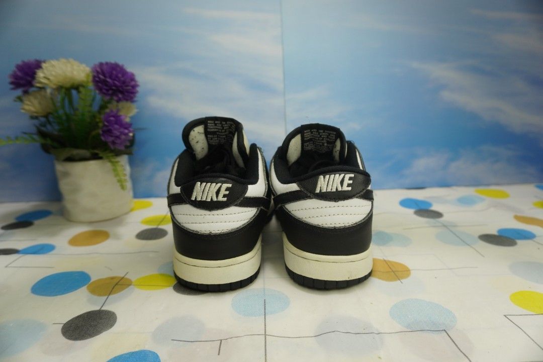 dunk low panda white laces