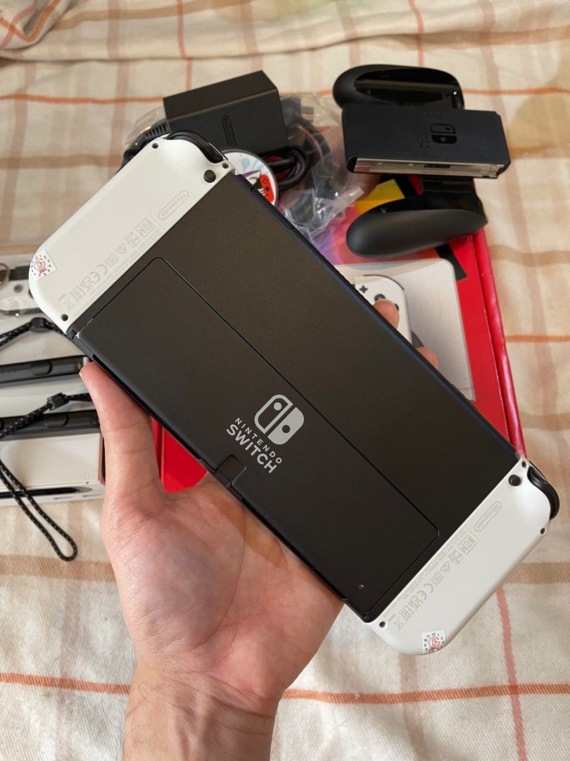 Nintendo Switch OLED Putih OFW, Video Game, Konsol di Carousell
