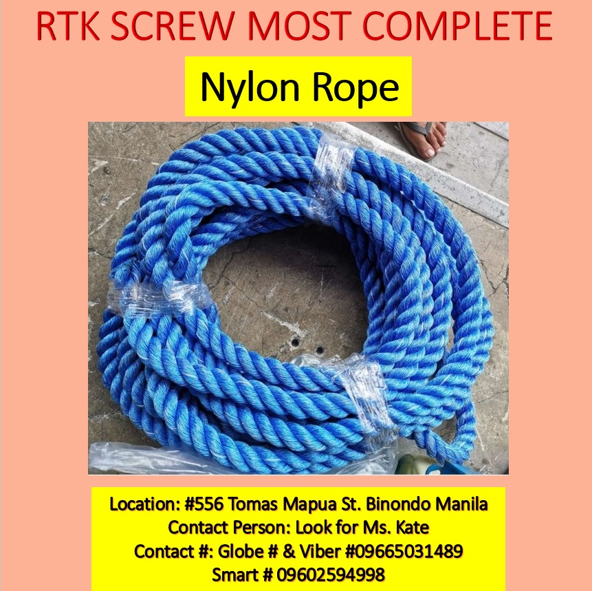 Nylon Rope, Commercial & Industrial, Construction Tools & Equipment on ...
