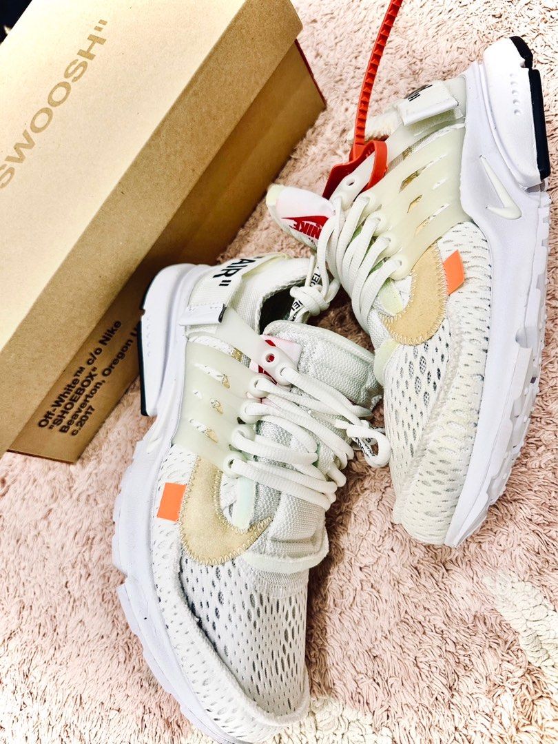 Off-White X Nike Air Presto 2.0 AA3830-100魚骨鞋, 她的時尚, 鞋類