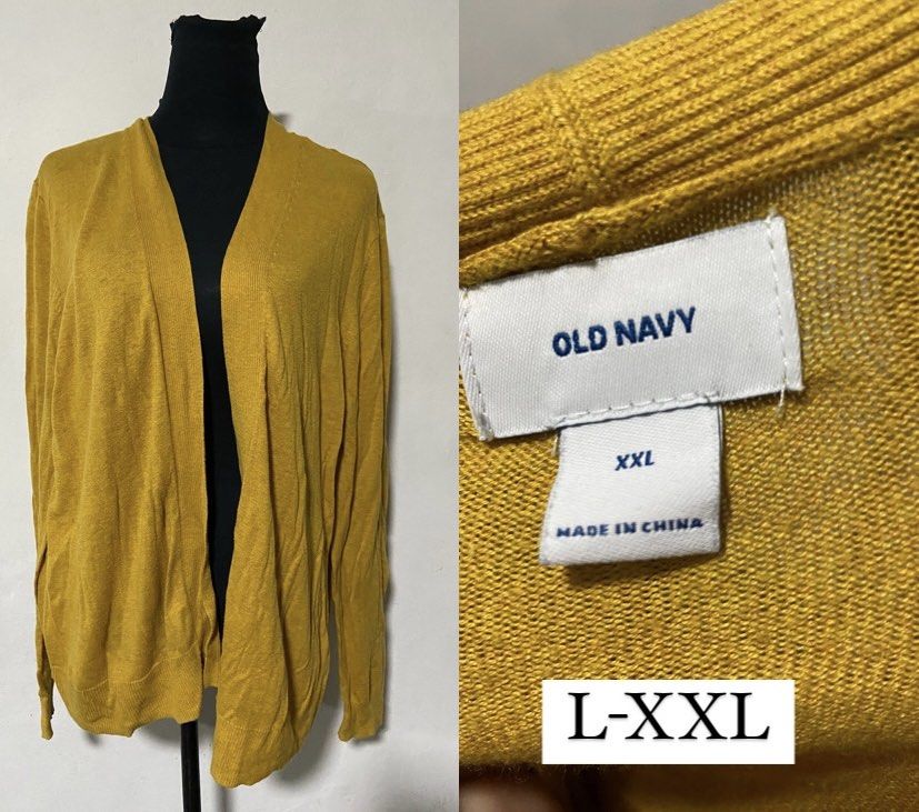 Old navy hot sale mustard cardigan