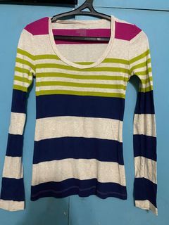 OLD NAVY RETRO STRIPE  LONGSLEEVES BLOUSE