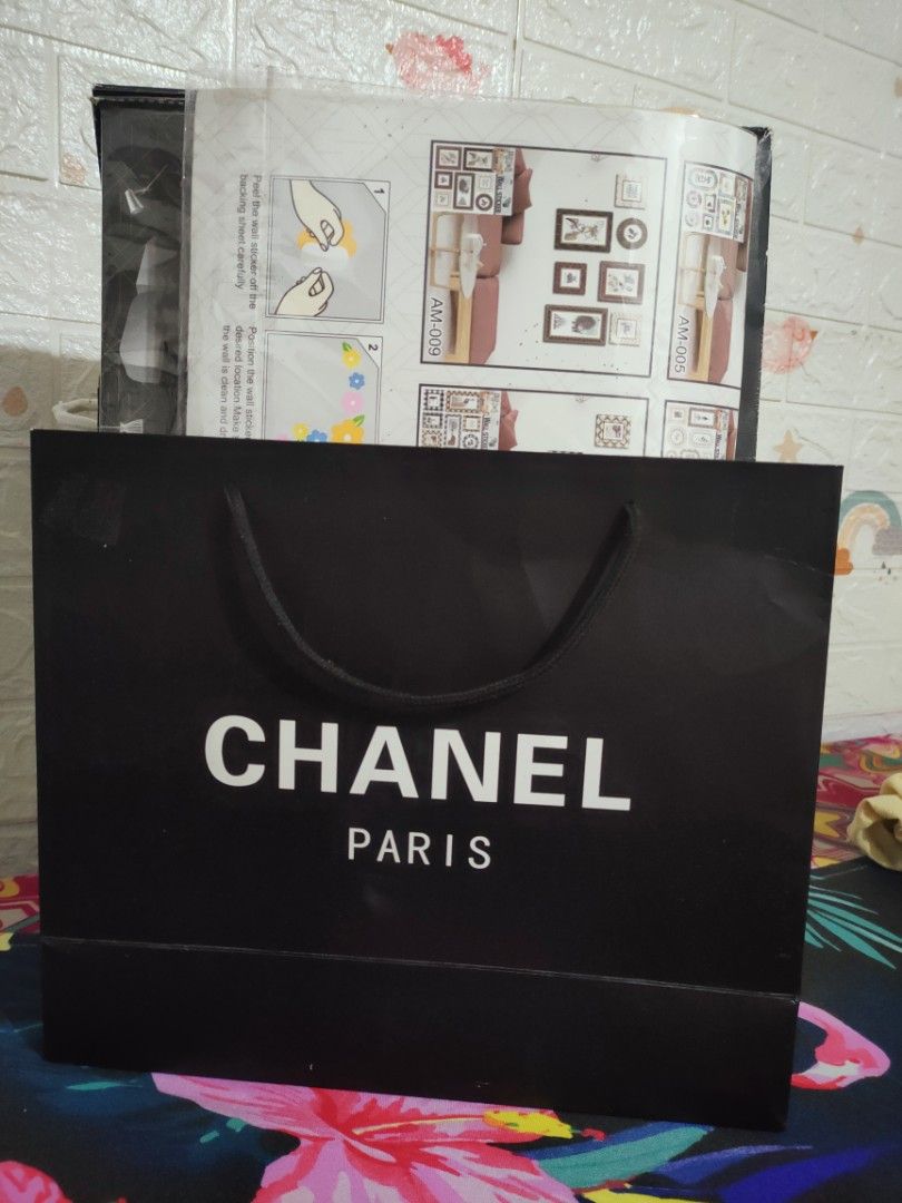 Original chanel paper bag (Category: Luxury Accessories) located in Caloocan City. Submitted by chimpanzee03 (Listing ID 1232944076, Image 1). Description: no flaws.
