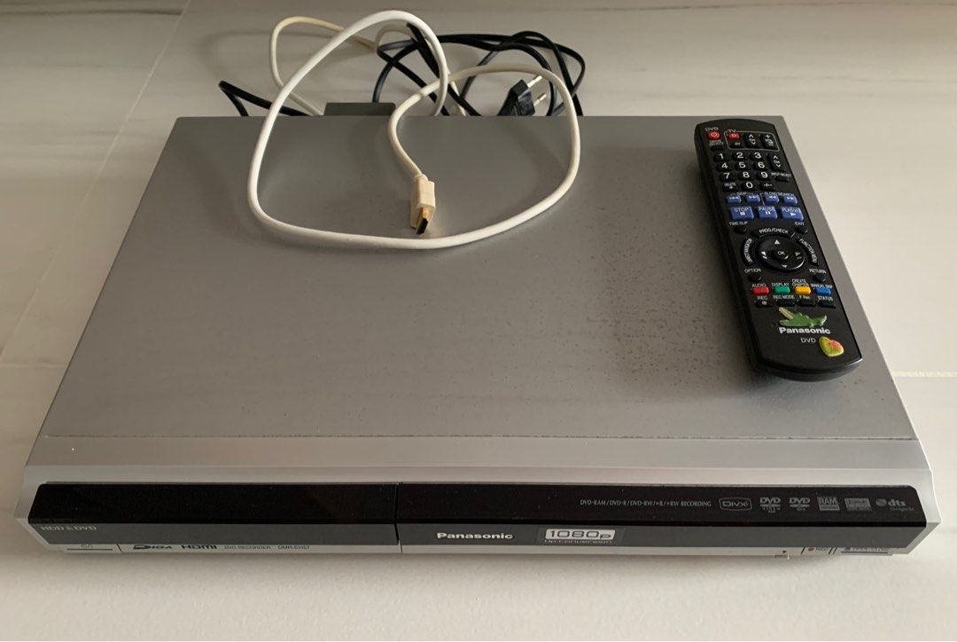 Panasonic DVD player&recorder DMREH57, TV & Home Appliances, TV