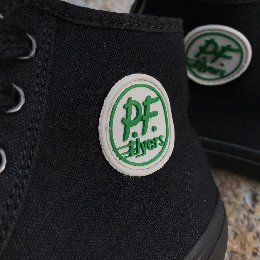 Pf flyers centre high black black american style original, Fesyen