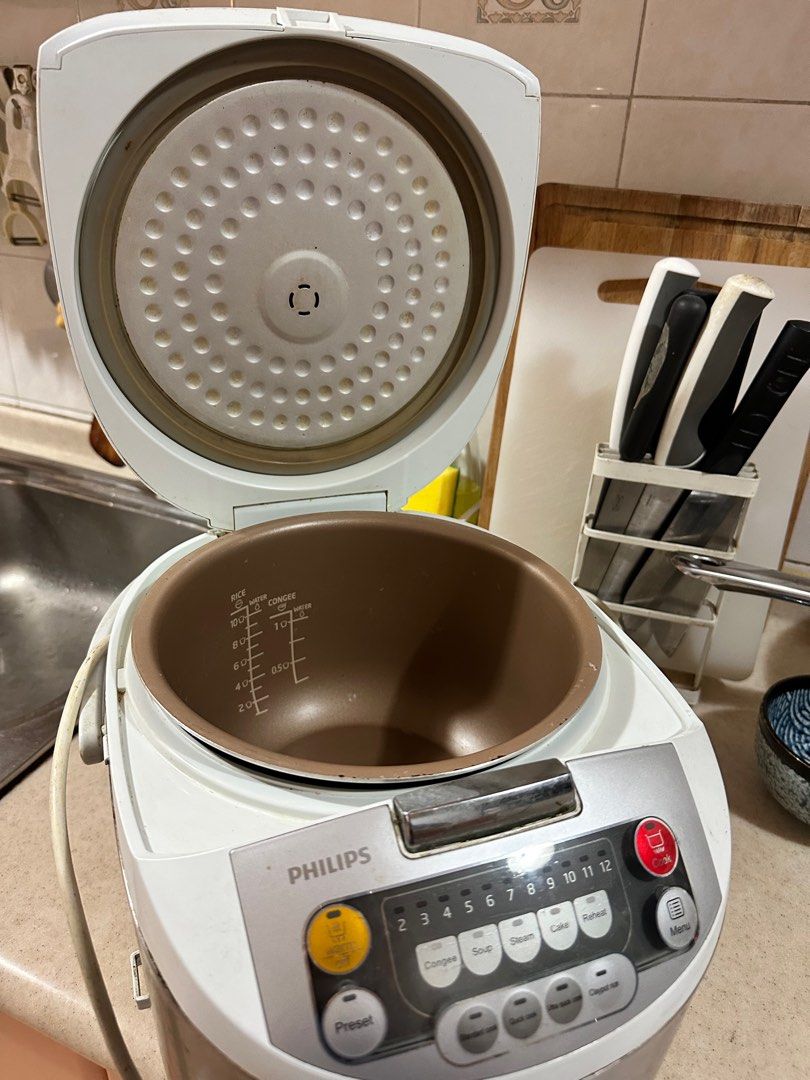 Philips Fuzzy Logic Rice Cooker Well Used, TV & Home Appliances