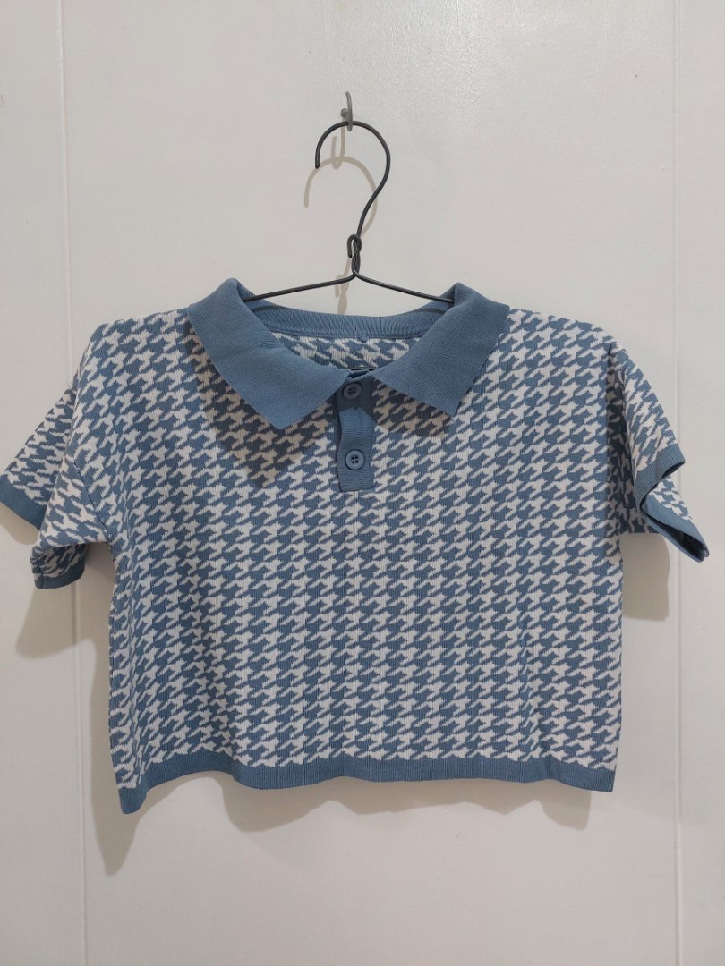polo crop top on Carousell