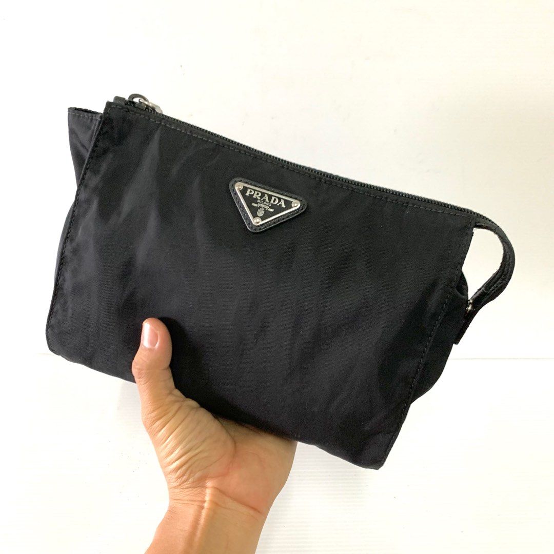 Authentic Prada pochette, Luxury, Bags & Wallets on Carousell